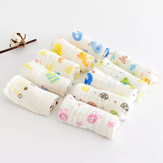 Cute Baby Boy Girl Infant Toddler Triangle Feeding Bibs Saliva Towel Burp Cloths