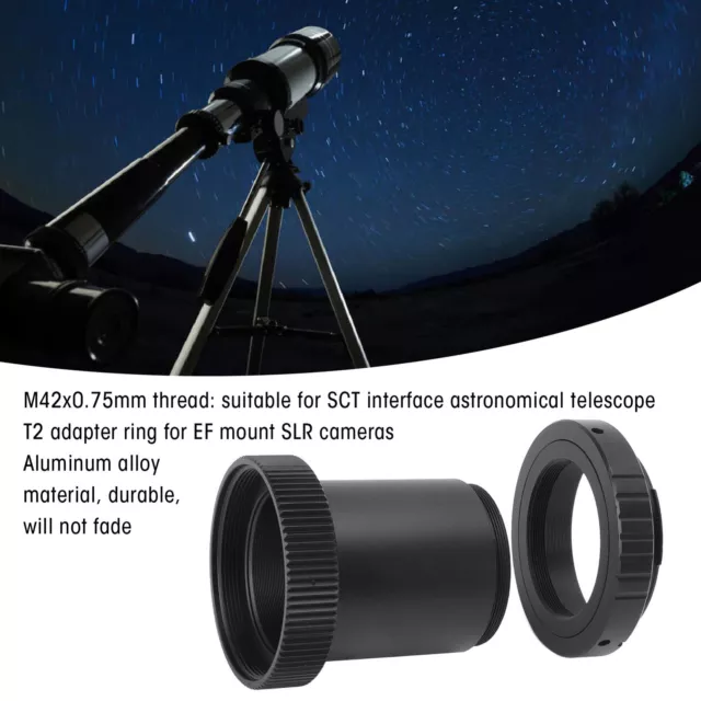 Astronomical Telescope SCT Camera Adapter T2 Adapter Ring Photography Set Fo 3