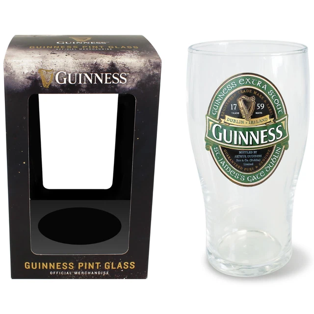 Collector , coffret de 2 verres GUINNESS , 59 cl , VINTAGE , ref GN25