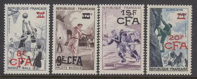 Reunion, Scott 318-321 (Yvert 326-327, 329-330), MNH
