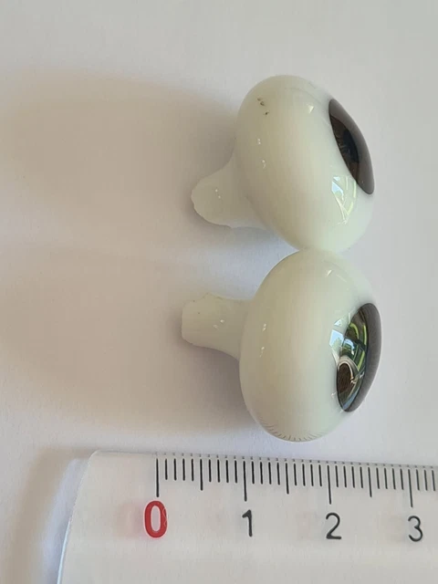 YEUX EN VERRE BLEU pour bébés reborn et poupées