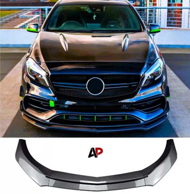 Mercedes A-Klasse A35 A45 AMG Line Frontlippensplitter Carbonfaser W176 2012-18