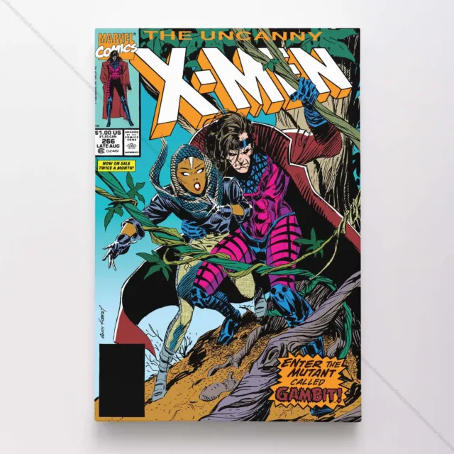 Uncanny X-Men Poster Canvas Vol 1 #266 Xmen Marvel Comic Book Art Print