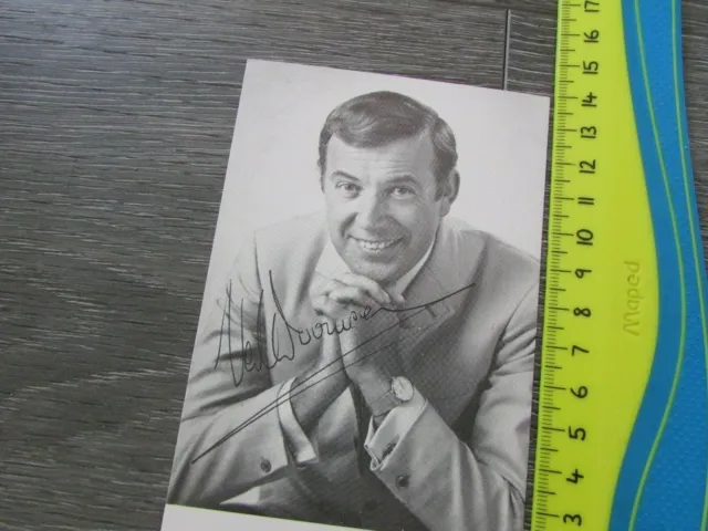Val Doonican Irish 1960's Singer Early Original Hand Signed Promotional Photo 4