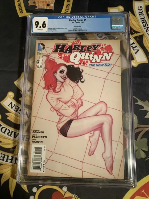 Harley Quinn #1 CGC 9.6 Adam Hughes 1:25 Variant, NM+, DC Comics, New 52, 2014