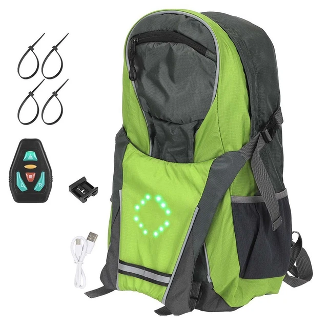 FOR CYCLING REFLECTIVE Backpack Multiple Signal States LED Turn Signal