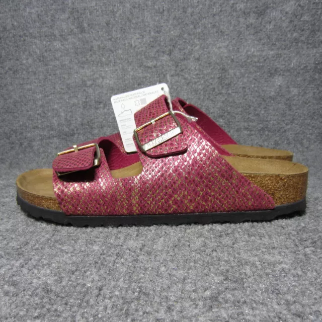 Birkenstock Arizona Sandals 39 Womens US 8 Fuchsia Buckle Strap Comfort NEW 3