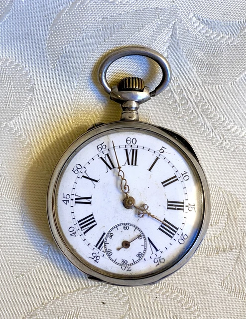 ⌚ Montre Gousset Mécanique Ancienne ALIHOR - Fonctionne - Occasion - Pour Homme