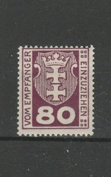 Danzig  P  6  * mit Falzrest