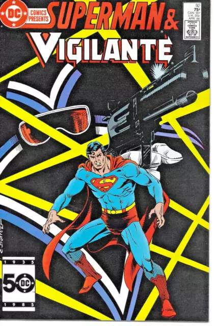 DC Comics Presents #92 Superman Vigilante Curt Swan Paul Kupperberg justice VF-