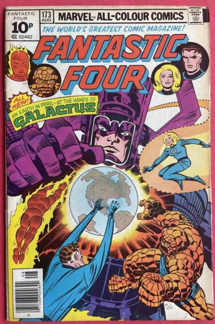 Fantastic Four #173 (1976) Galactus Appearance Marvel Comics