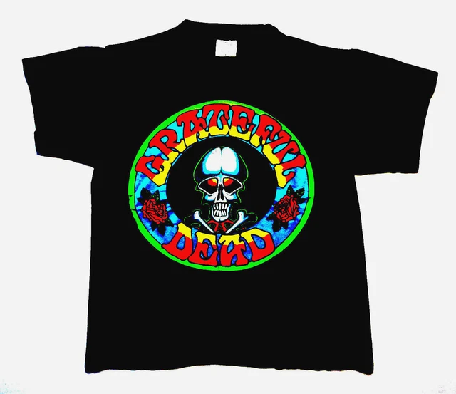 Grateful Dead Shirt T Shirt Vintage 1991 Aoxomoxoa Skull Rick Griffin Art GDM L