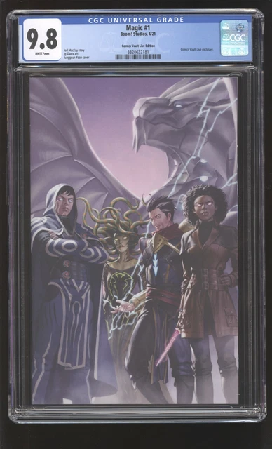 Magic #1 Yoon Virgin Variant, Comics Vault Live Exclusive, CGC 9.8, Boom, 2021