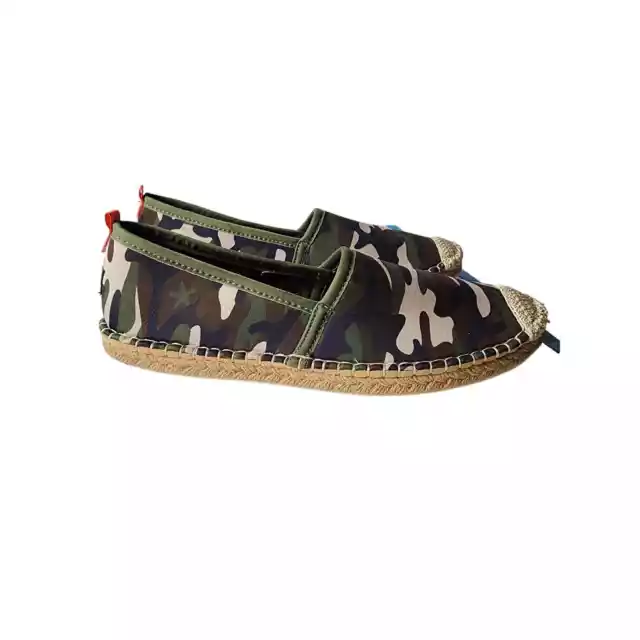 SEA STAR BEACHWEAR Women's Beachcomber Espadrille Camo Slip-On Shoes SZ 11