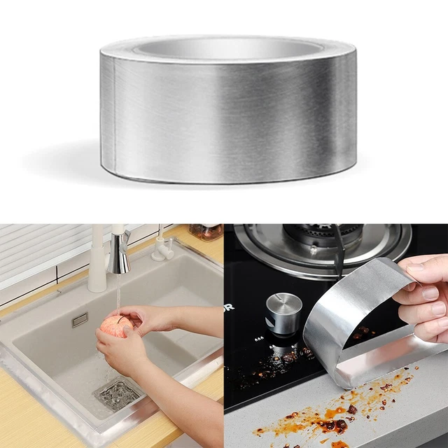 Nuovo pratico nastro autoadesivo cucina da esterno 1 pz foglio di alluminio