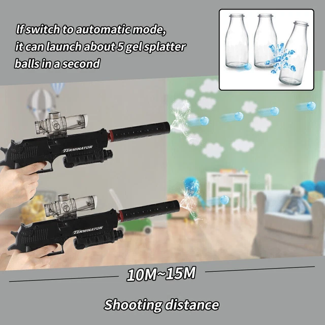 2023 Electric Gel Ball Blaster Eco-Friendly Gel Water Bead Blaster Gun Toy Event 3