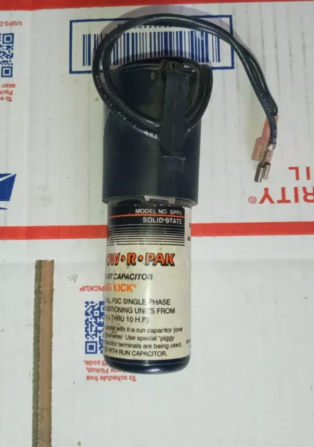 Supco Starter Power Relay Part Preowned Good Condition SPP5 Solid state
