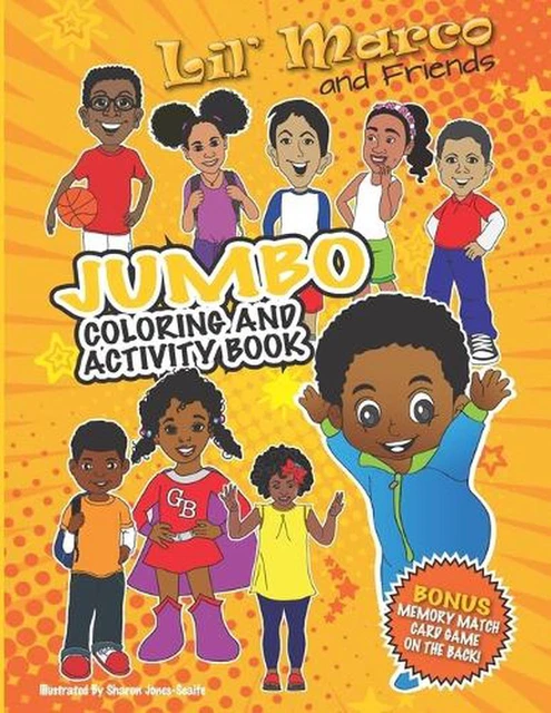 LIL' MARCO AND Friends Jumbo Coloring and Activity Book by Sharon Jones