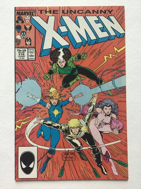 Uncanny X-Men # 218 VF Dazzler Rogue Longshot - Will Combine Shipping