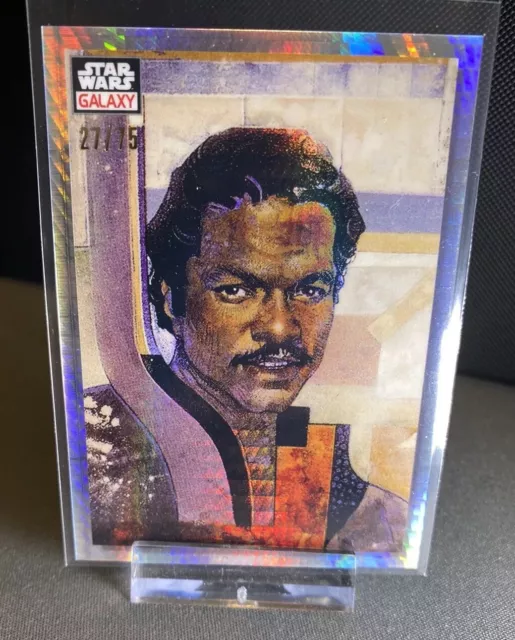 Topps Star Wars Galaxy Chrome 2023 - Lando Calrissian #43  /75 Prism Refractor