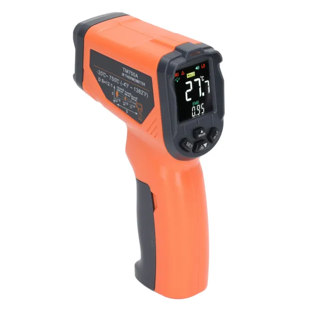 Pistola temperatura termometro a infrarossi pistola display digitale ampia applicazione rapida