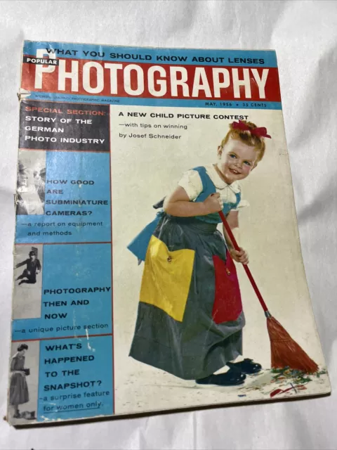 Popular Photograghy May 1956 Volume 38 Number 5 Rare Vintage Magazine