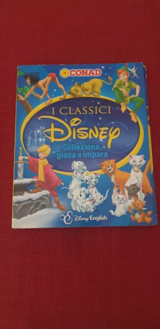 I Classici Disney album figurine card completo Conad 2013 