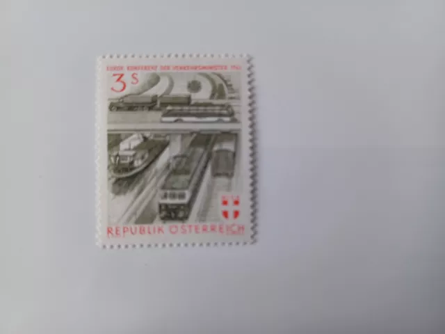 Briefmarke Österreich 1961 Europakonferenz der Verkehrsmini. MI 1068  postfrisch