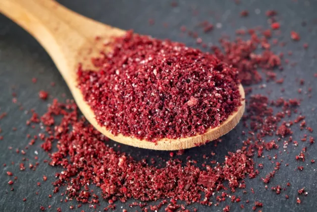 1000g Sumach gemahlen Sumac Gewürz 1kg Essigbaumfrucht Pulver Sumak Sumack