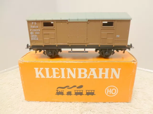 KLEINBAHN 306 COVERED Goods Wagon FS Italia - HO £12.50 - PicClick UK
