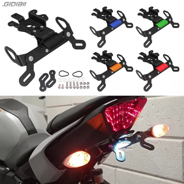 Motorcycle License Plate Holder Tail Tidy Bracket For Yamaha MT-07 FZ-07 2014-21