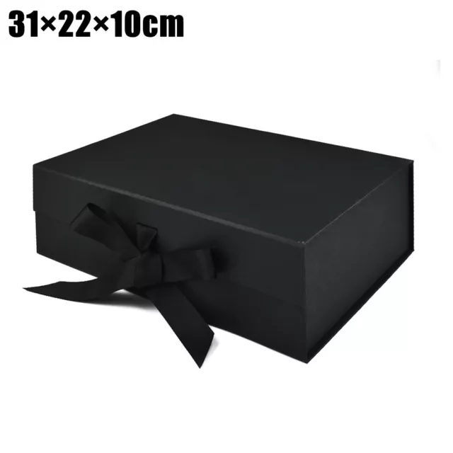 Stylish Rigid Gift Box Magnetic Closure with Ribbon for Luxurious Gifting 2