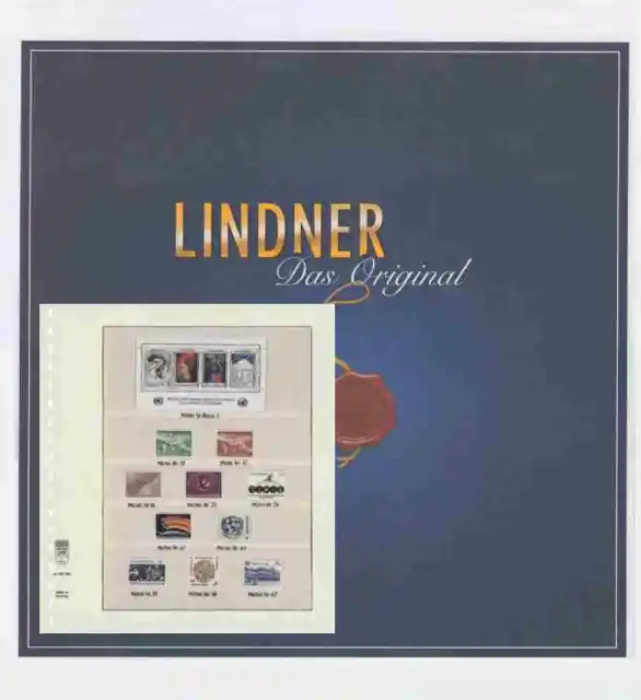 Stamp Pages Lindner 120C-SH Alemania 1979 1990 - Hojas Pre-impresas - Lindne