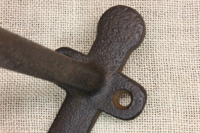 Old Harness Hook Coat Tack Vintage 1800’S Barn Find Cast Iron Large 11” Size 10