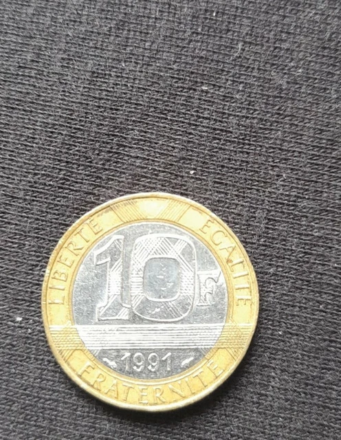 10 francs Génie de la Bastille 1991  - ancienne monnaie France
