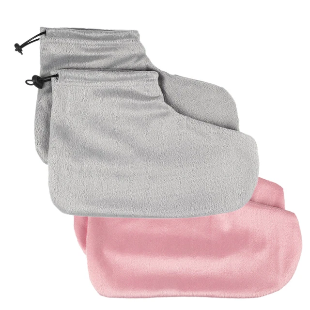 Calze idratanti piedi paraffina cera piedi cura mani piedi rosa