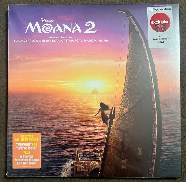 NEW DISNEY MOANA 2 Vinyl LP Walt Disney Records D004527601