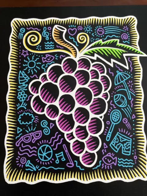 Burton Morris Global Releaf/E&J Gallo The Grape Outdoors Original Pop Art Poster 2