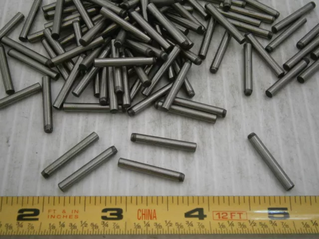 Dowel Pins 1/8 x 7/8 Alloy Steel Lot of 25 #2212
