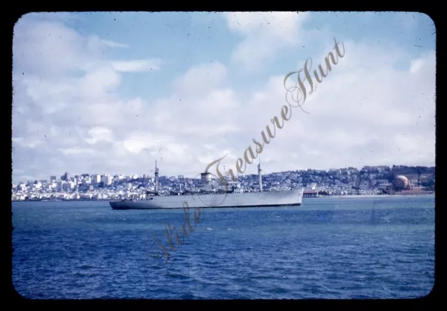 San Francisco Ship Harbor 1950s Slide 35mm Red Border Kodachrome