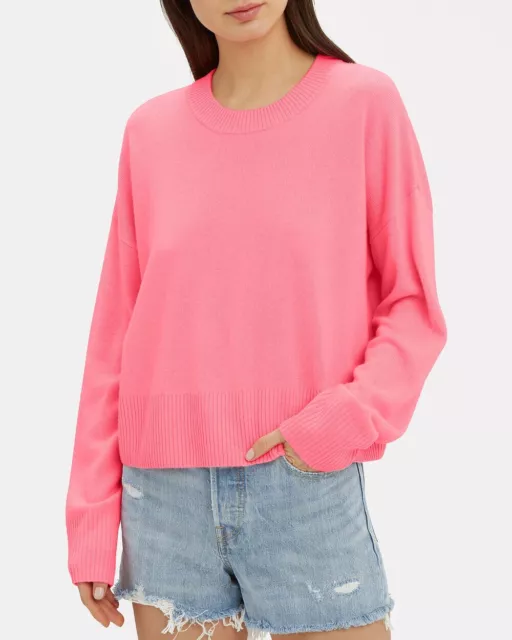 NEW A.L.C. Sweater Dilone Pink Wool-Cashmere Size Small Crewneck Pullover 2