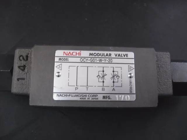 Nachi Modular Valve OCY-G01-W-Y-20 3