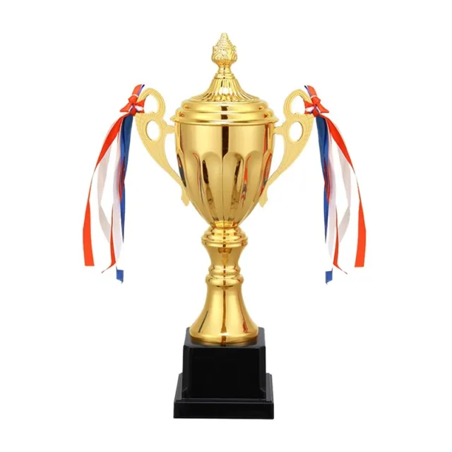 Cup Trophys Golden Cups Gold Winner Awards 29cm M1X4