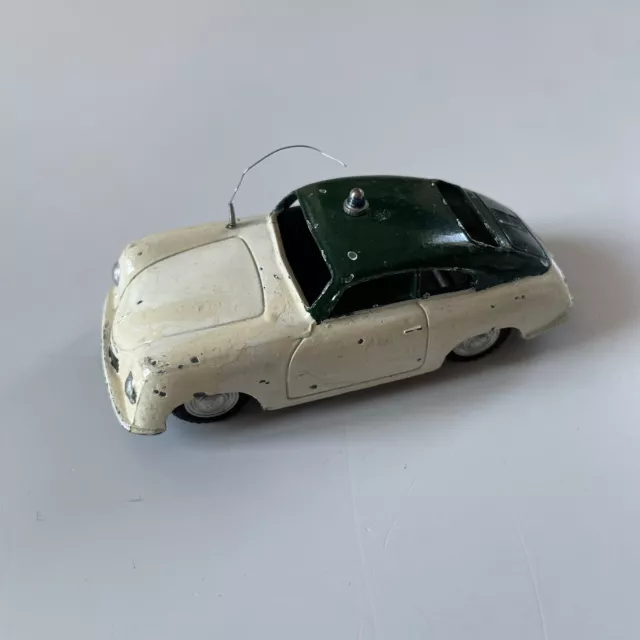 Ancienne Voiture Marklin Police 356 Porsche 1/43 Made In Western Germany