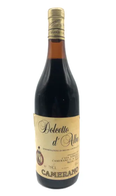 Vintage Trick D'Alba 1970's Camerano Vin Rouge 75cl 12%