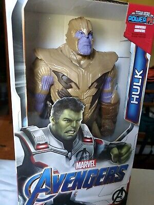 marvel avengers titan hero series Thanos Hulk MISPACKAGE!