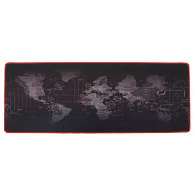 fr Natural Rubber Large Desk Mousepad World Map Anti-Slip Computer Gaming Mouse