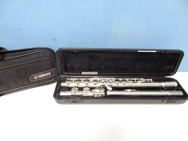 中古良音】YAMAHA YFL-221 痛い ケース&バッグ付き