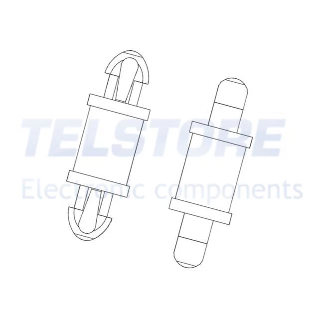 10pcs  Distanziale PCB poliamide 66 Lungh 12,7mm clip/clip UL94V-2 8G808V40191