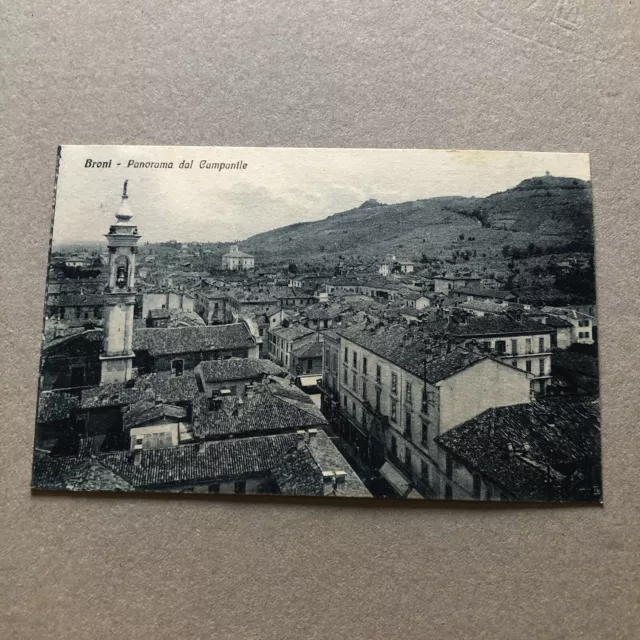 B) Cartolina formato piccolo Broni Pavia 1930